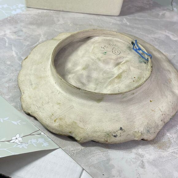 Antique Josef Strnact 3D Neuschwanstein Castle Germany plate . - Picture 3 of 8